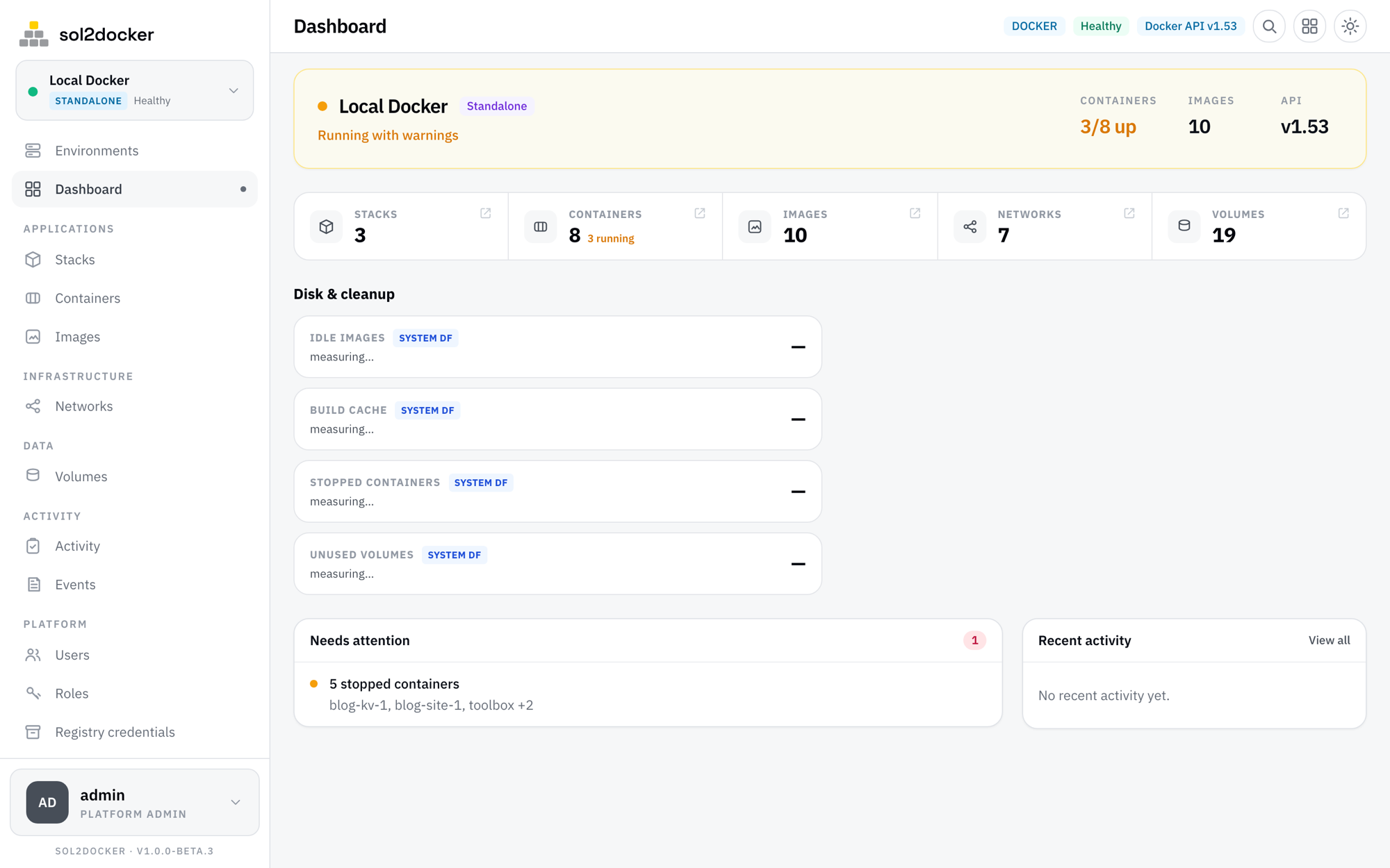 sol2docker in light mode